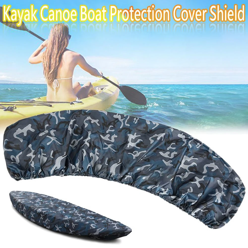 Kayak Storag Cover UV Protection Canoe Cover Oxford Kayak Accessories Dust  Waterproof Sunblock Shield Outdoor Fishing Boat Cover