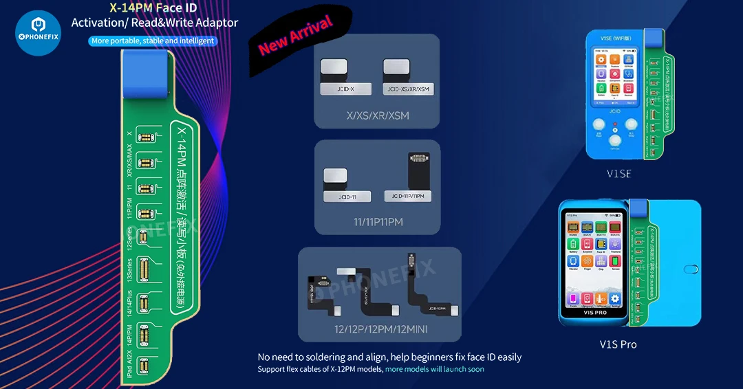 JCID NEW Face ID Tag On Repair Flex Cable for iPhone X XR 11