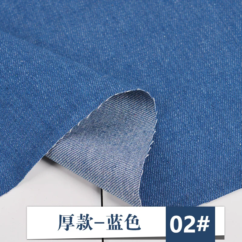 Heavy Blue Denim Fabric Washed Denim Fabric Cotton Denim Jean