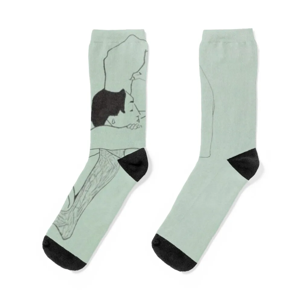 

LOVERS - Egon Schiele Socks with print Lots Ladies Socks Men's