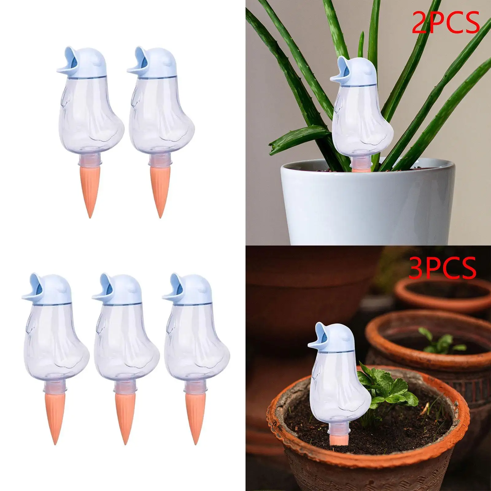 Automatic Plant Waterer Cute Bird Shaped Water Dripper for Vacation Balcony