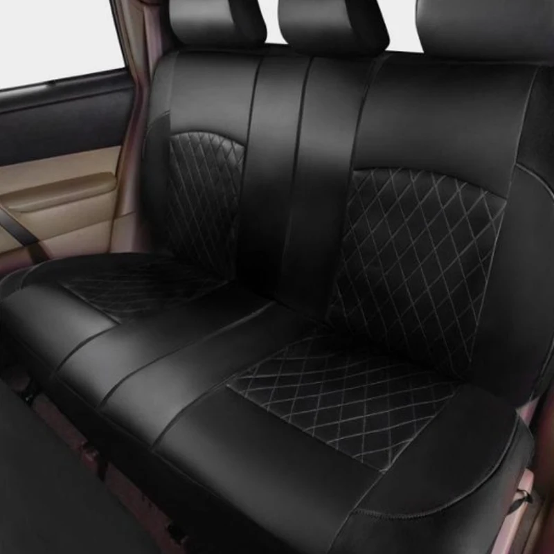 Car Seat Cover Breathable PU Leather Full Surrounded Vehicle Seat Protection Cushion Interior Accessories For Suv Pick-up Truck