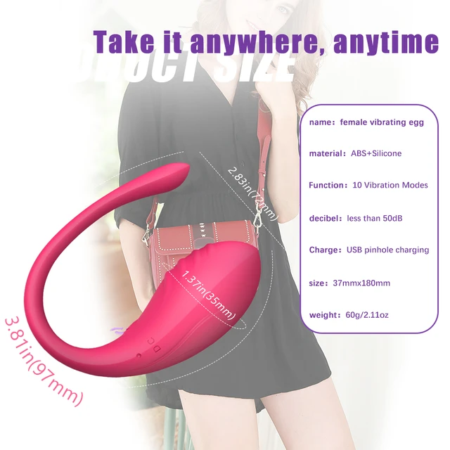 Wireless Bluetooth APP Vibrator Female Remote Control Egg Clitoris