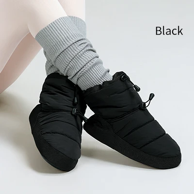 أحذية الباليه الدافئة للفتيات، أحذية الرقص الشتوية...