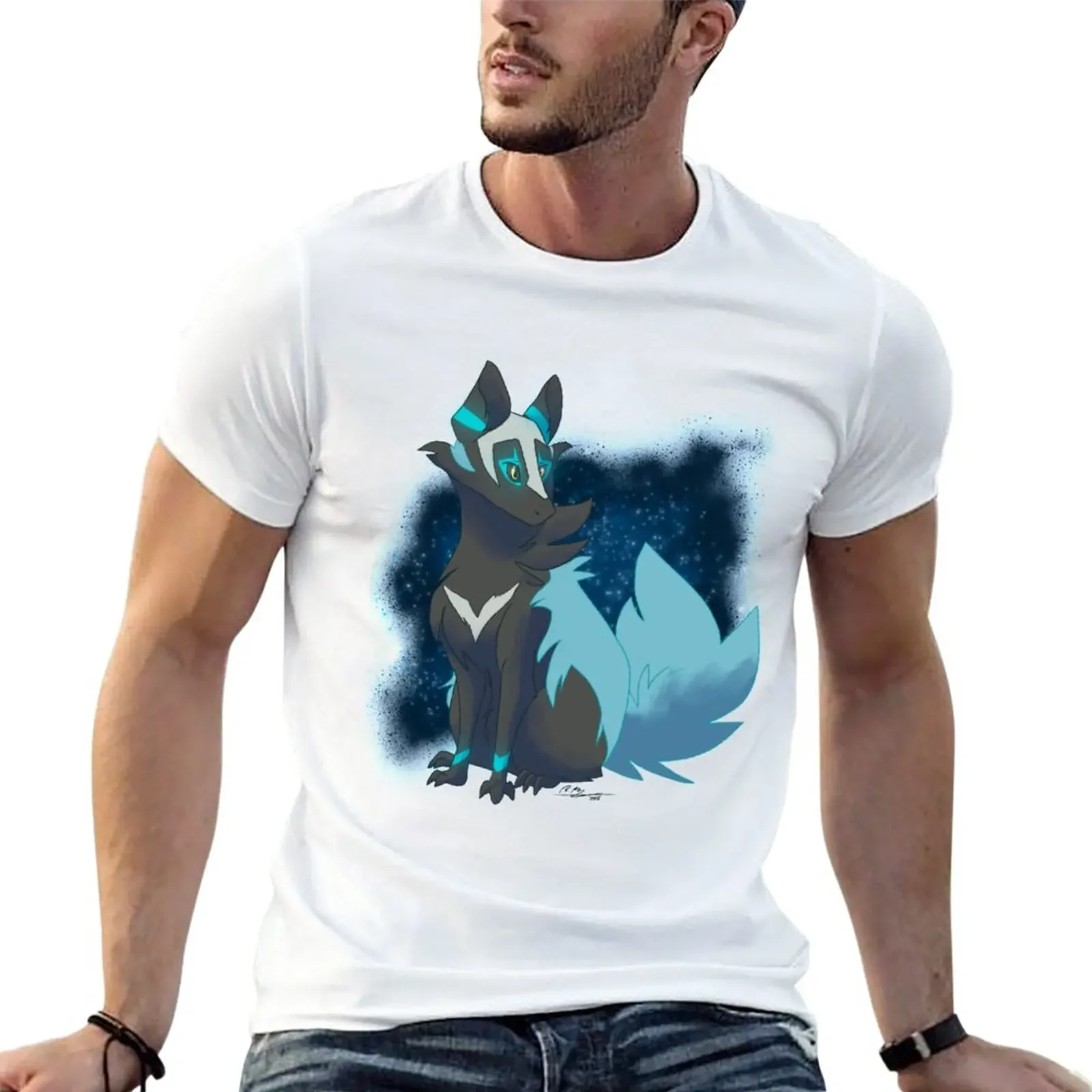 Voltron- Cosmic Wolf T-Shirt Plus Size Top Cute Top Mens Champion T-Shirt