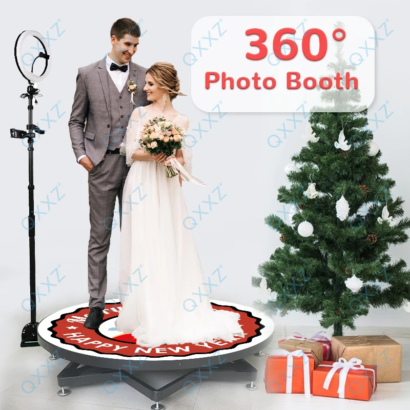 

360 Photo Booth 360 Panoramic Camera Video Photography Plataforma Rotary Turntable Photobooth Supplies Shooting DHL Free Shippin