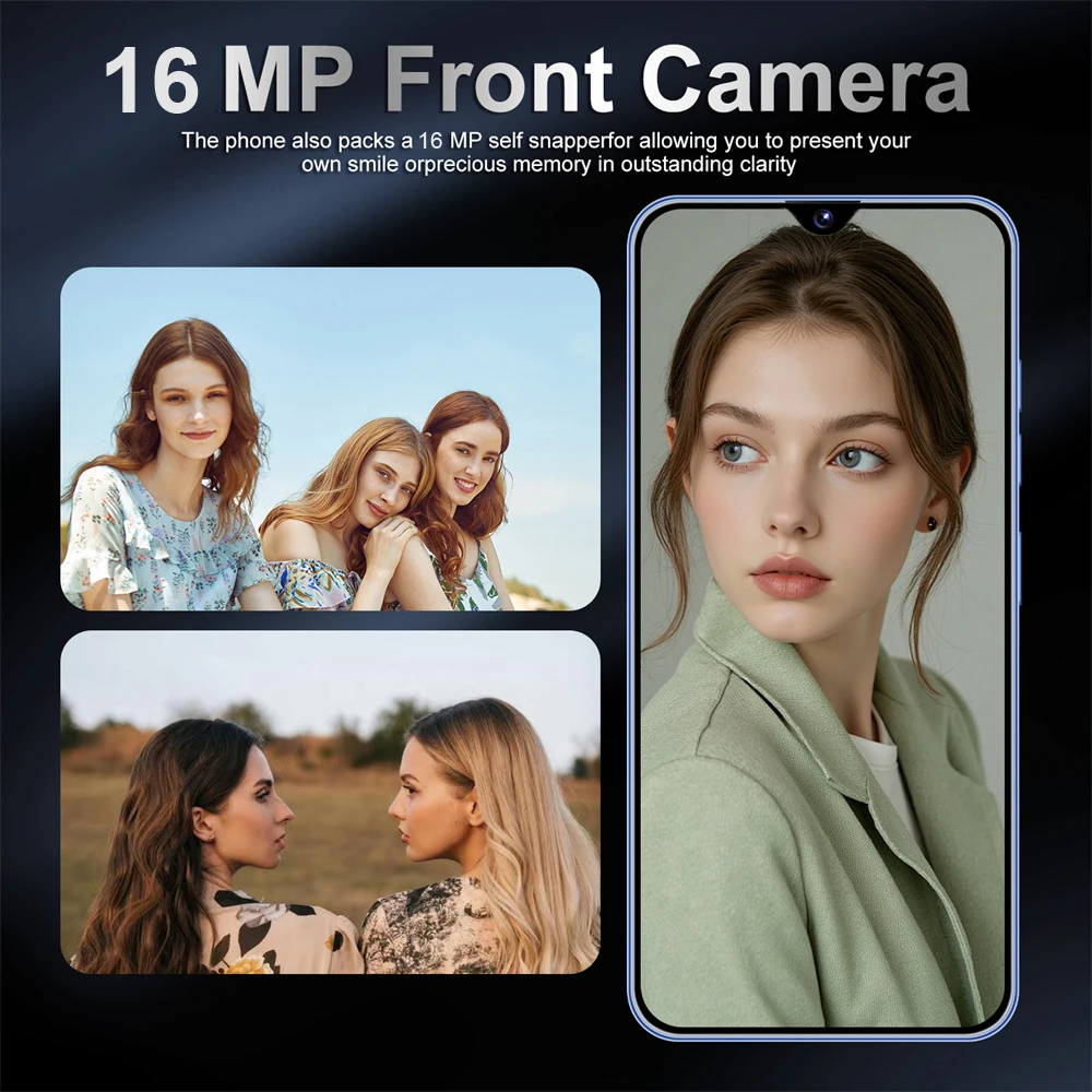 K-Touch Hot 18 Pro Max 7.0Inch Smartphone 22G+2TB Mobile Phones 8000mAh Cell Phone Android 15 Unlocked 5G Dual SIM Card 16MP+48MP Camera Cellphones