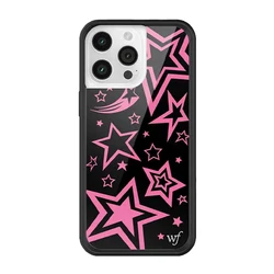 Floral Cartoon Animal Acrylic Phone Case - Wildflower Kawaii Design - iPhone 15 Plus (09)