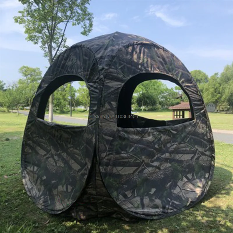 Simulazione Forestale Camouflage Tenda Bird Watching Fotografia Pesca High-End Camouflage Tenda Da Caccia 2 Persone Tenda 803