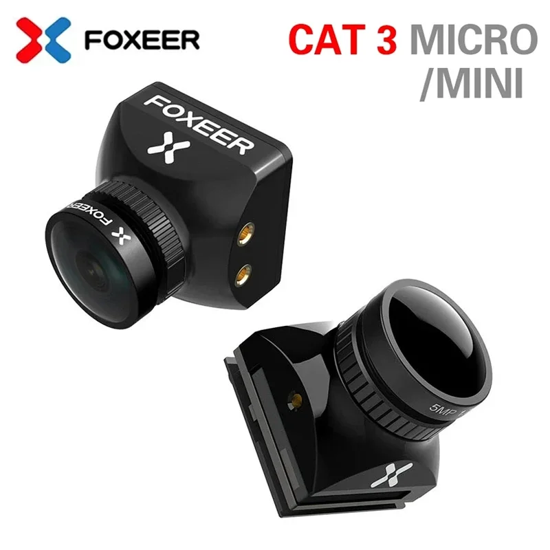 

Foxeer Mini Cat / Micro Cat 3 1200TVL Starlight 0.00001Lux FPV Camera Low Latency Low Noise FPV Camera For RC FPV Racing Drone