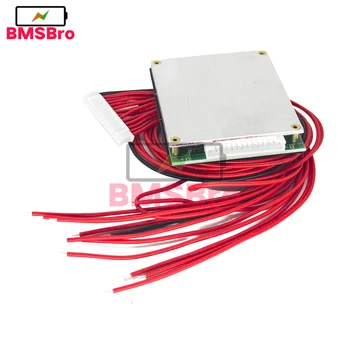 Scheda di Protezione Batteria al Litio BMS 13S 48V 35A Senza Bilanciamento, Porta Separata per Pacchi Batteria