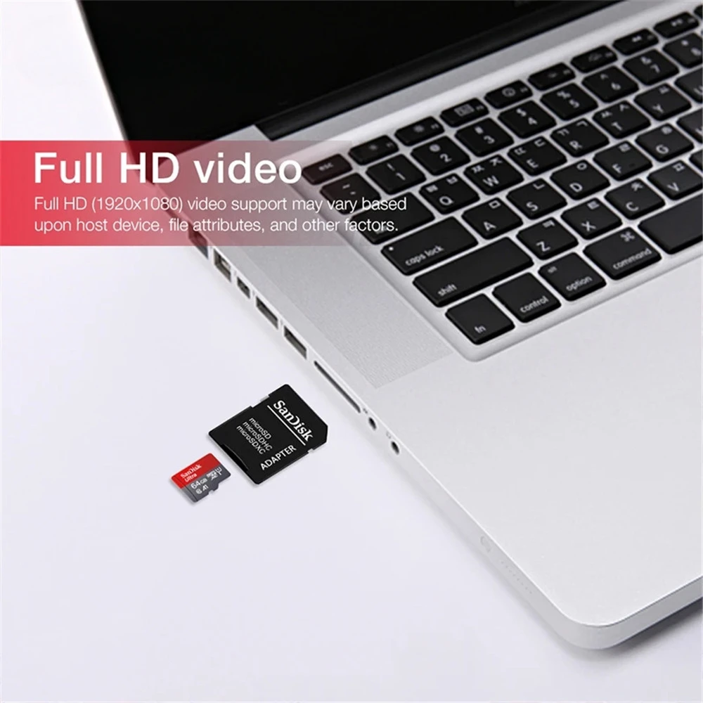 Sandisk-cartão De Memória 100% Original A1a2, Micro Sd, Tf, Classe 10,  16gb, 32gb, 64gb, 128gb, Cartão De Vídeo, Memória U3 - Cartões De Memória -  AliExpress