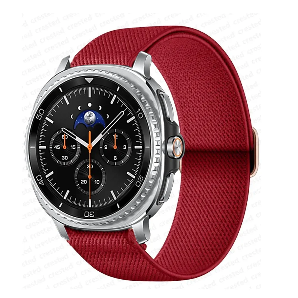 Braided Nylon Elastic Strap for Smartwatch 44mm/40mm/47mm
