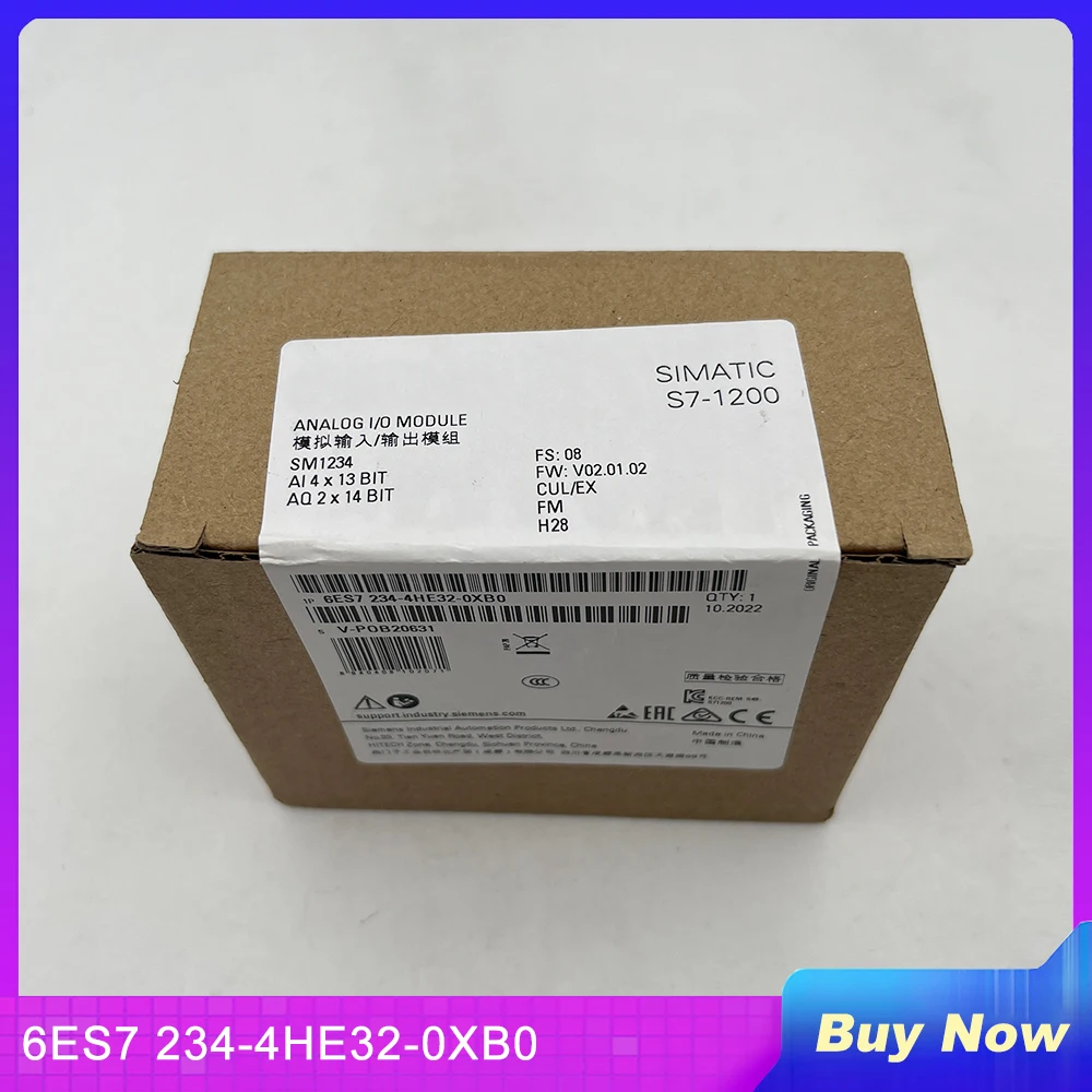 Per Modulo Analogico Siemens Plc S7-1200 6 Es7 234 4He32-0Xb0