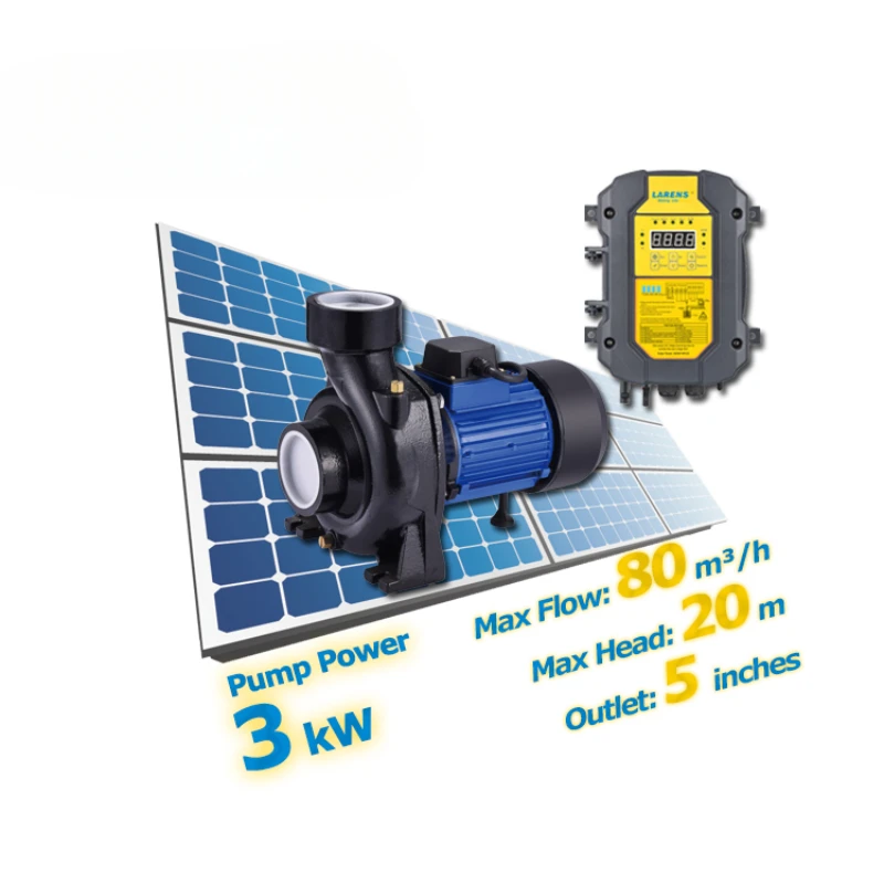 

Солнечный водяной насос с большим потоком, постоянный ток, 3 кВт, Солнечный водяной насос для сельскохозяйственного орошения