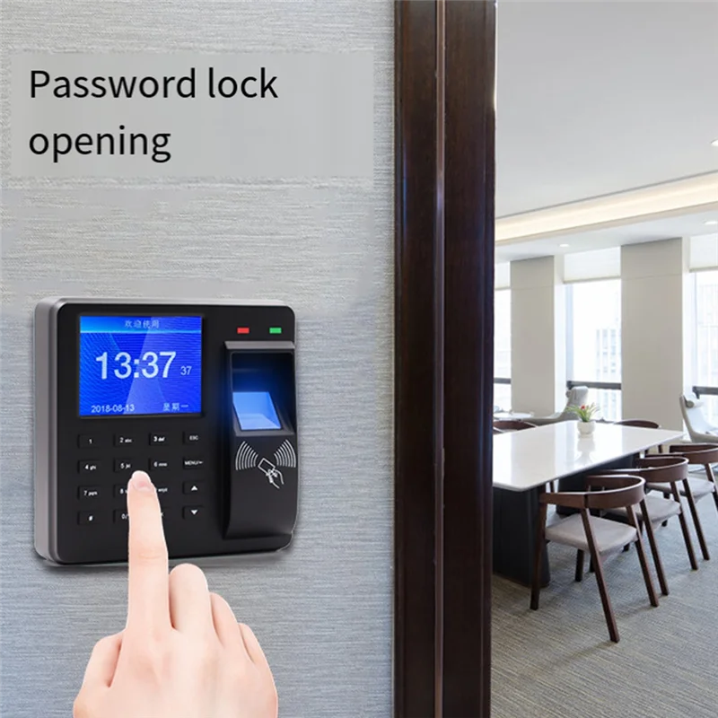 FFYY-생체 인식 지문 125Khz RFID 시간 출석 시계 기록기 인식 도어 액세스 제어 시간 기록