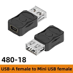 Universal USB to Micro/Mini USB Adapter Converter with High - Speed 480Mbps Transmission and 5V - 2A Output (AM - mini U M 480 - 18)