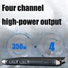 350W*4/2 Class D High Power Hifi Amplifier Fever High Fidelity Amplifier Machine for Stage Cinema DJ KTV Home Audio Amplifier 3