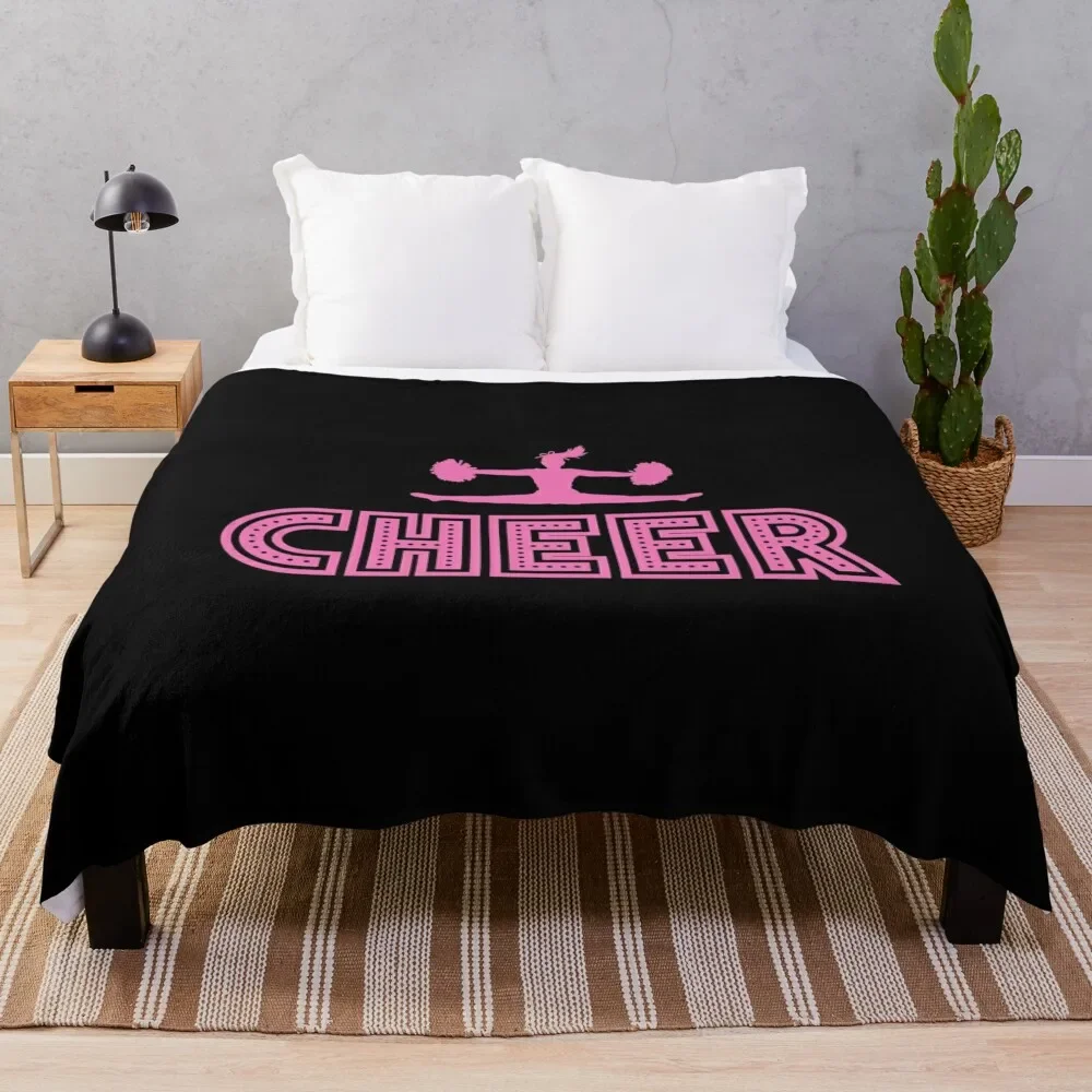 

Cheerleader Cheerleading Gift Sport Hobby Throw Blanket blankets and throws Single Fluffys Large Blankets