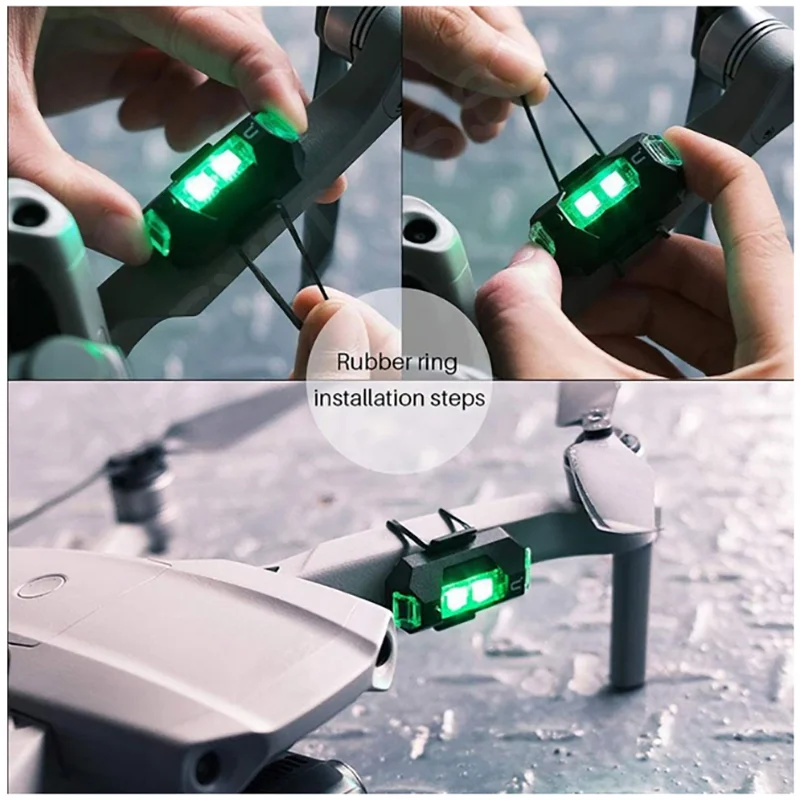 Lampe LED magnétique 12V pour drone moto voiture - 7 couleurs