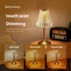 Acrylic Desktop Decor Light Rechargeable Touch Control Decorative Night Lights Dimmable Cordless for Home Furnishing Decoration 2
