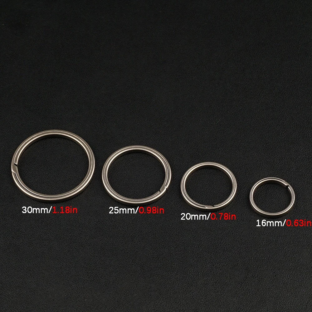 Ultra-light and Hard Titanium Alloy Key Ring Key Chain Buckle Pendant Man Car Keychain Keyfobs Crafts DIY Accessories Gift key rings key chains key chain accessories car pendant key chain