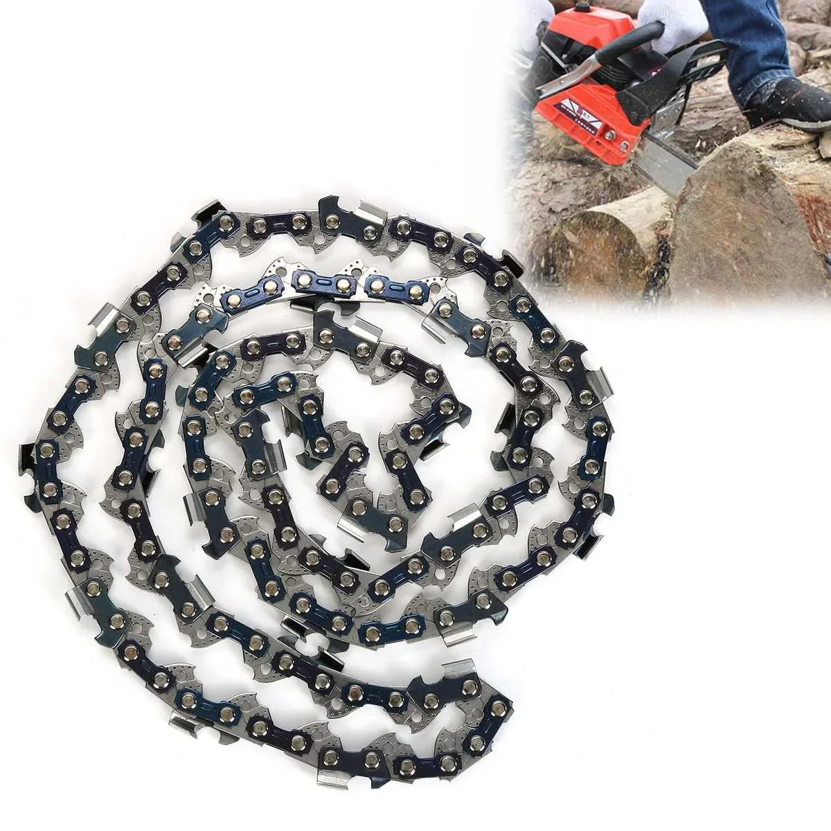 20 "chain Saw 76 Drive Chain Link Replacement Mill Tear Chain Saw Blade Pitch 3 / 8 Pitch Specification Cutting Saw