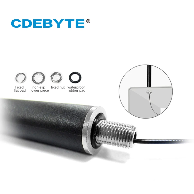 868MHz Rubber Antenna 3dBi TX868-JZLW-15 High Gain Screw Fixed Easy to Install 20W Taxi Teams Other Related Equipment For Radio Antenna QRP Antenna HF Antenna