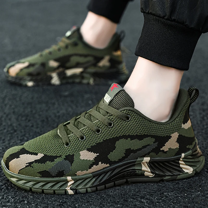 Breathable Men Running Shoes Outdoor Non-slip Male Sports Shoes Jogging Summer Men Sneakers Walking Trekking Shoes Casual Shoes