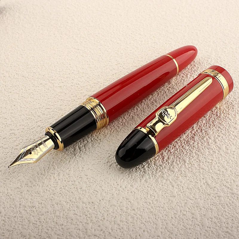 Luxury JinHao 159 Fountain Pen Metal Spin Pen 35MM Nib Stationery Office School Supplies Writing Gift Pen