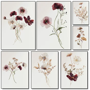 Floral Rustic Dandelion Wildflower Painting 1