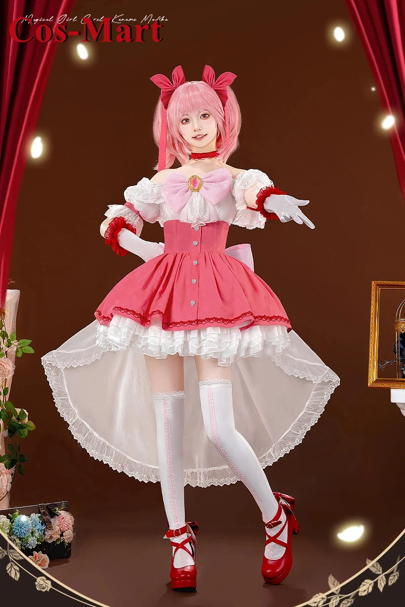 

Cos-Mart Anime Puella Magi Madoka Magica Kaname Madoka Cosplay Costume Dress Lovely Activity Party Role Play Clothing College