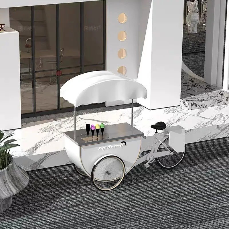 Internet celebrity upside down donkey tricycle outdoor activities Meichen dining car shopping mall street view bazaar