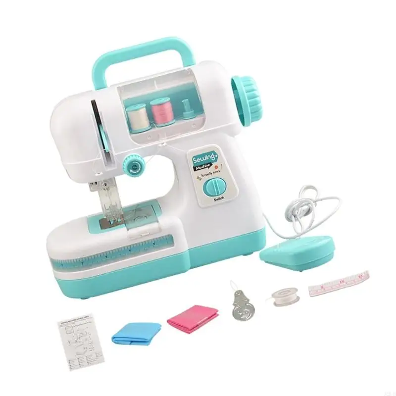 Realistische Elektrische Nähmaschine Spielzeug Für Kinder Pretend Play Simulation Sicher Kunststoff Tragbare Kreative Fähigkeit – Detail 3