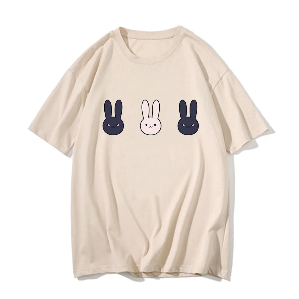 

Ai Hoshino Oshi No Ko T-shirts 100% Cotton Rabbits Simple Painting TshirtsComfortable T Shirts Fashion MEN Originality Handsome