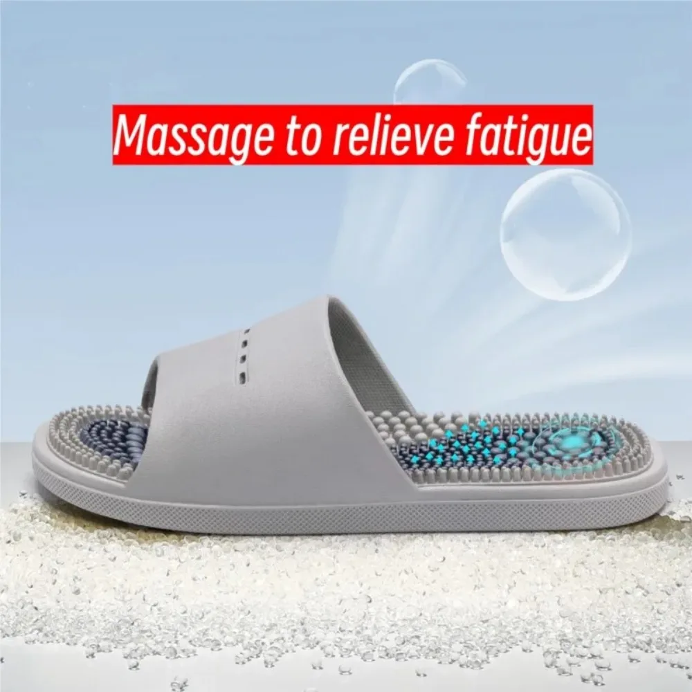Pvc home slippers Men Women Anti Slip Acupoint Massage