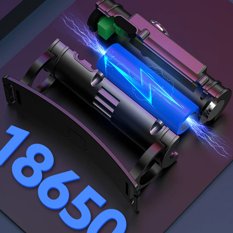 USB 충전식 헤드램프, 자석 작업 조명, 헤드 토치, 18650 배터리 내장, 전조등, 손전등, 낚시용