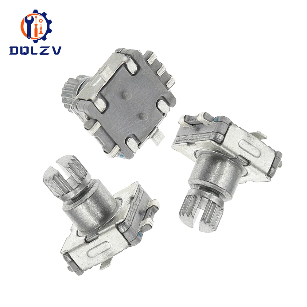 Ec11 Drehgeber-Code-Schalter mit Druckknopf 10mm 30 Position Grad unendliche Drehung smd 5-polige Pflaumen welle – Detail 5