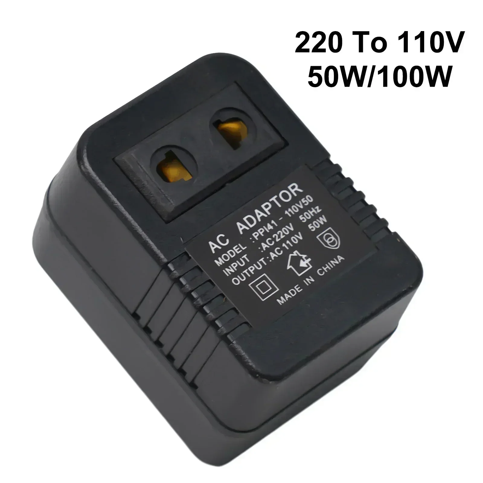 1pc Voltage Converter Steps Down Transformers Travel Adapter 220V To 110V EU Plug 50/100W Power Transformers voltage converter power transformer
