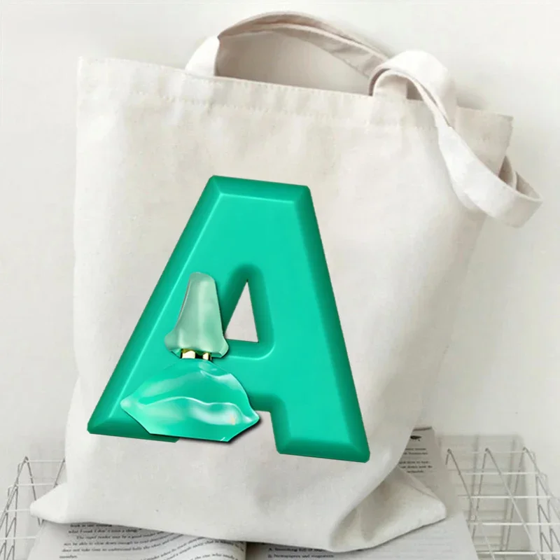 

Женская Холщовая Сумка-тоут с надписью «I Love»