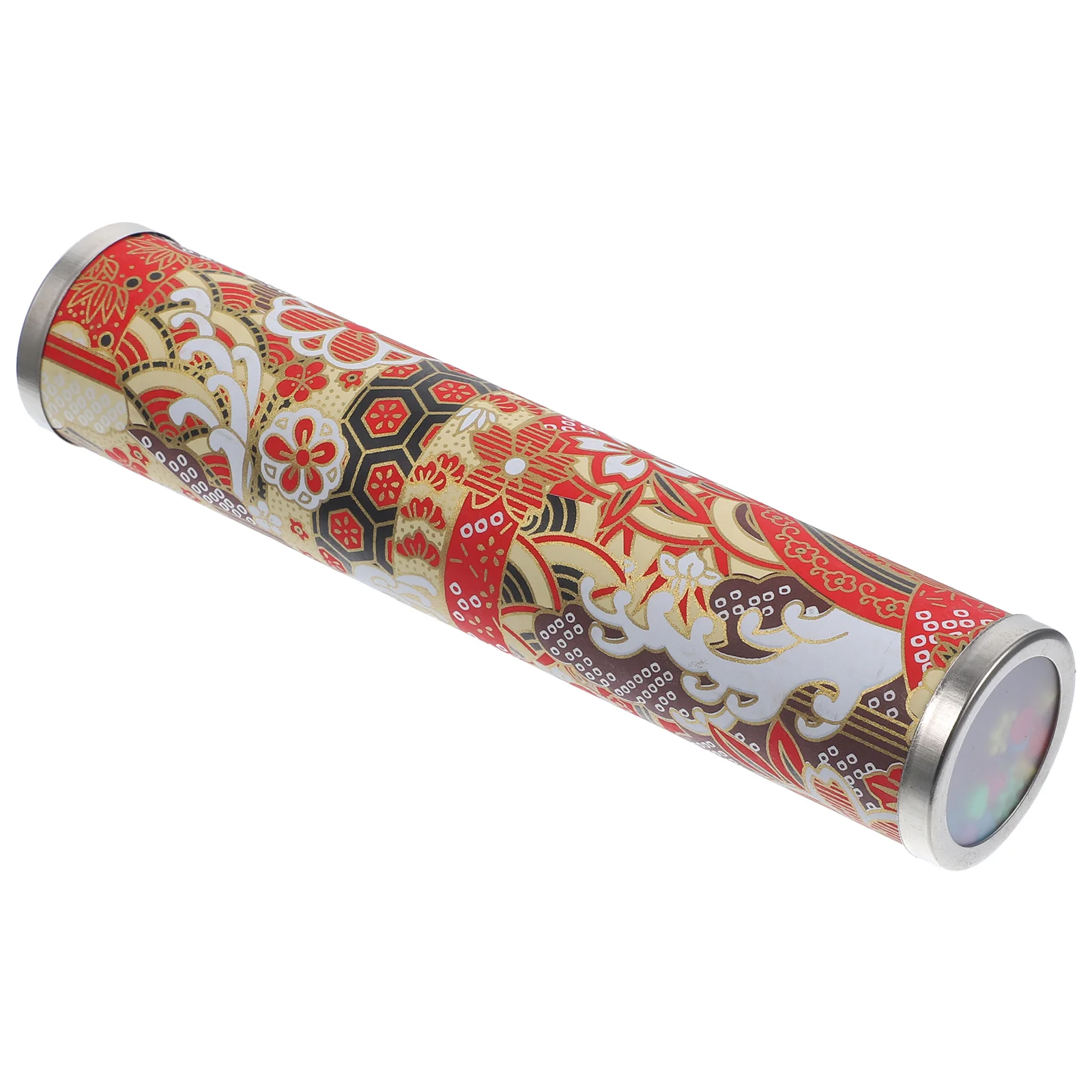 1Pc Japanese Style Kaleidoscope With Metal Cover Toy Special Paper (Random Color) kids kaleidoscope kaleidoscope toy