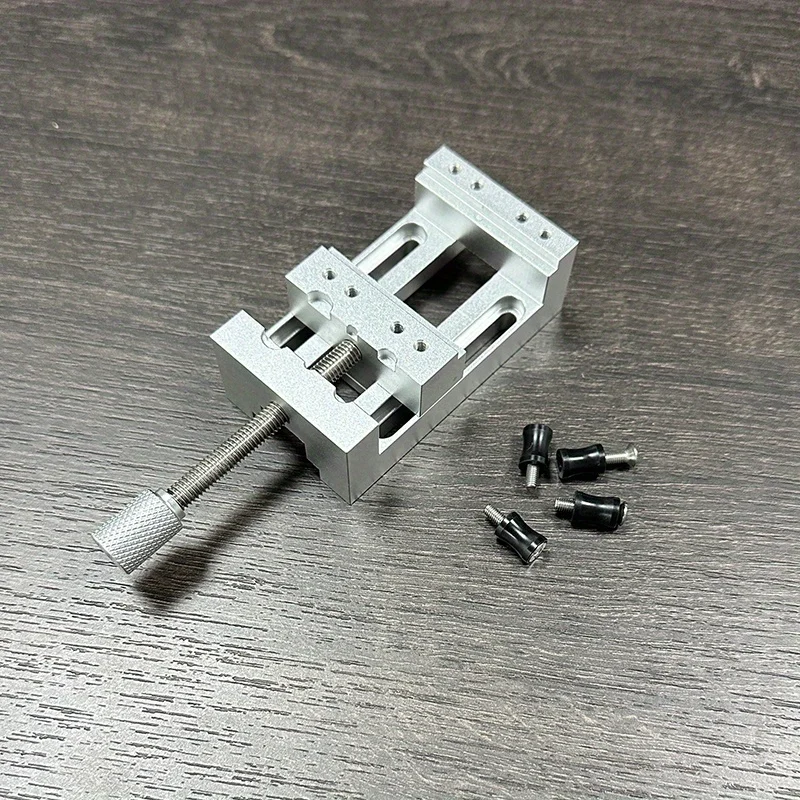 Mini Drill Press Vise with Soft Rubber Jaws – 0–47mm Precision Mini Bench Vice Clamp for Crafts, Modeling, Jewelry, Electronics & Repairs 5