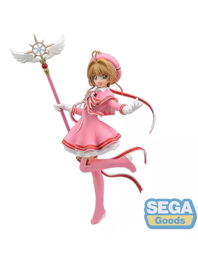 Original sega figura de ação cardcaptor sakura kinomoto sakura