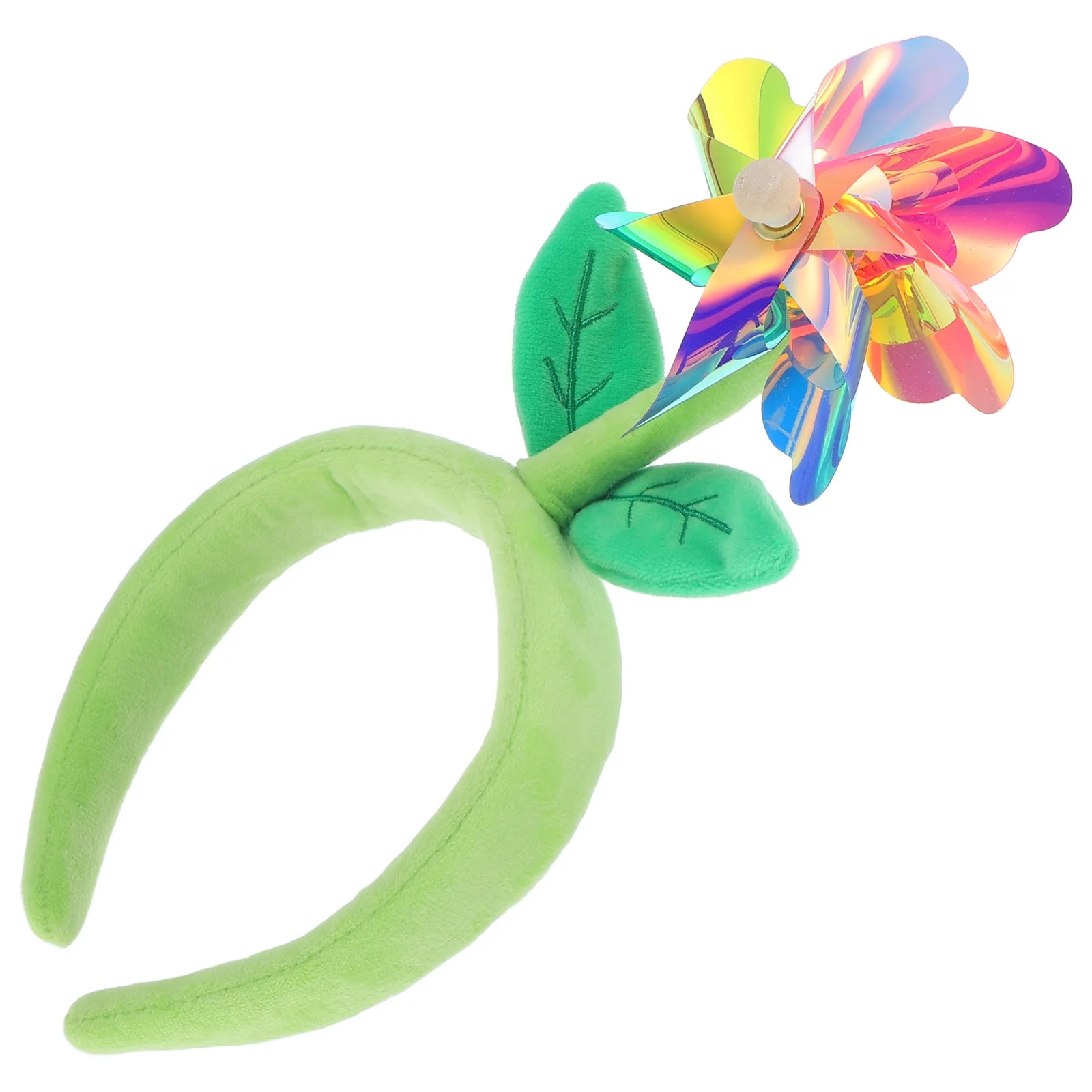 

Windmill Grass Headband Spa for Washing Face Hawaiian Decor Flower Headbands Wide Womens Multi-use Party