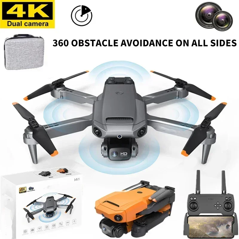 

4K Obstacle Avoidance Optical Flow Hover Quadcopter Toys 5G Wifi FPV 360 Full 8K ESC Foldable Drone P8 HD Dual Camera