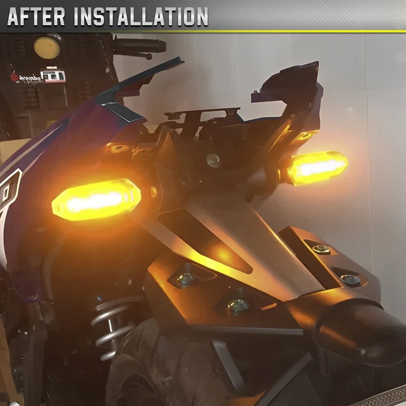 Motorcycle Turn Signal Light Led Indicator Flash Light 12v Turn Signal Light Universal