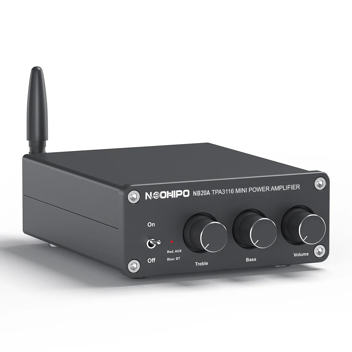 NEOHIPO Bluetooth стерео аудио приемник усилитель TPA3116D2 100 Вт x2Class D мини Hi-Fi Встроенный для