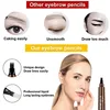 4 Point Eyebrow Pen Waterproof Liquid Eyebrow Pencil Long Lasting Eyebrow Tattoo Pen 4 oints eyebrow pen Cosmetics 4