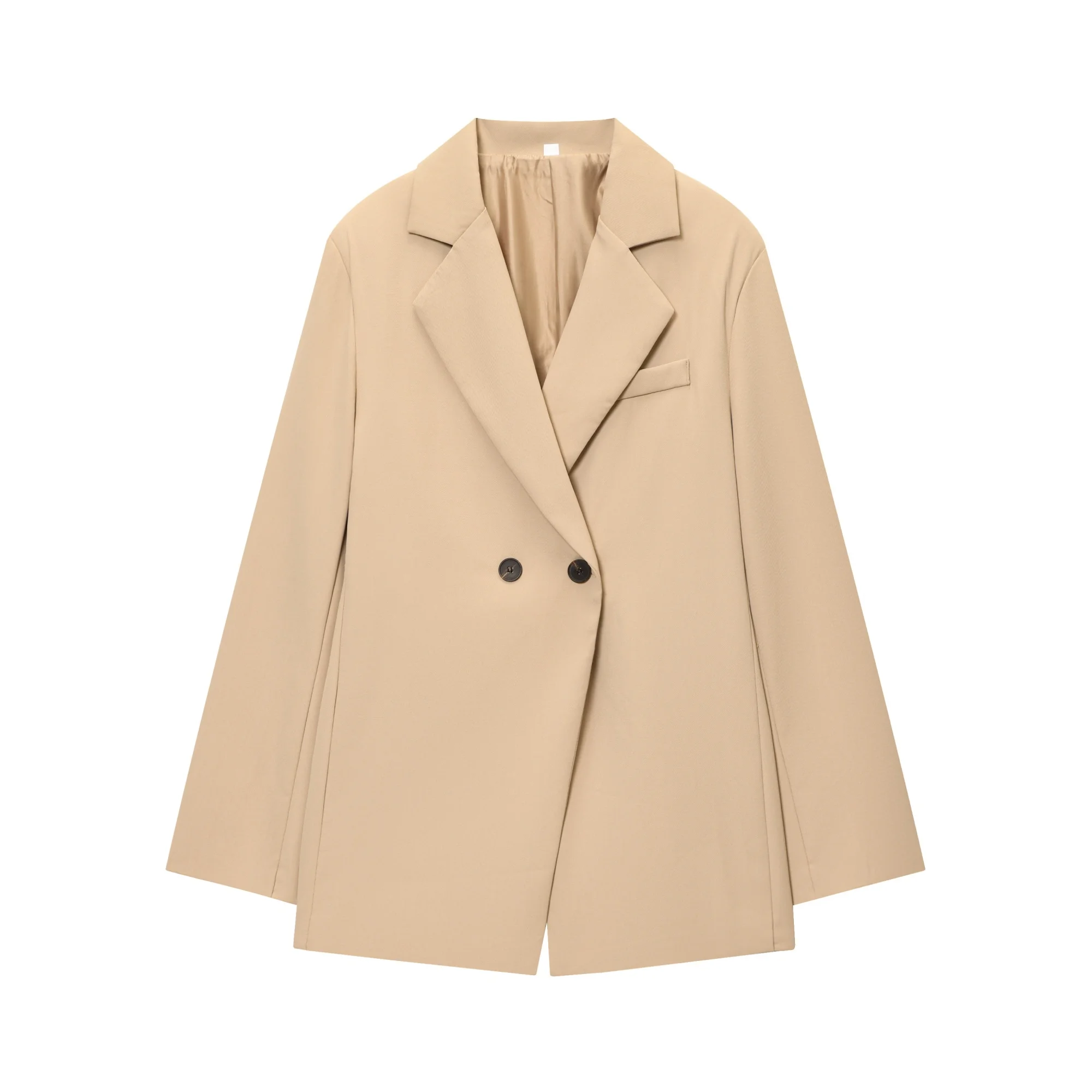 Women Elegant Solid Slim OL Blazer Coats Lady Long Sleeve Lapel Button Fashion Lapel Suit Jacket Chic Female Outwear Streetwear