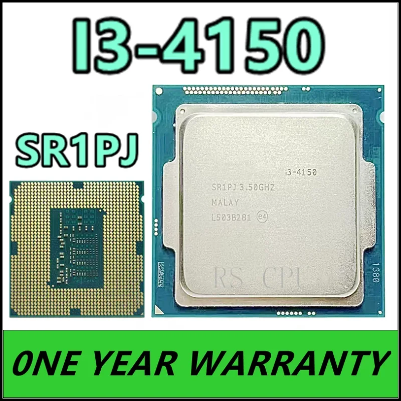 

i3-4150 i3 4150 SR1PJ 3.5 GHz Dual-Core Quad-Thread CPU Processor 3M 54W LGA 1150